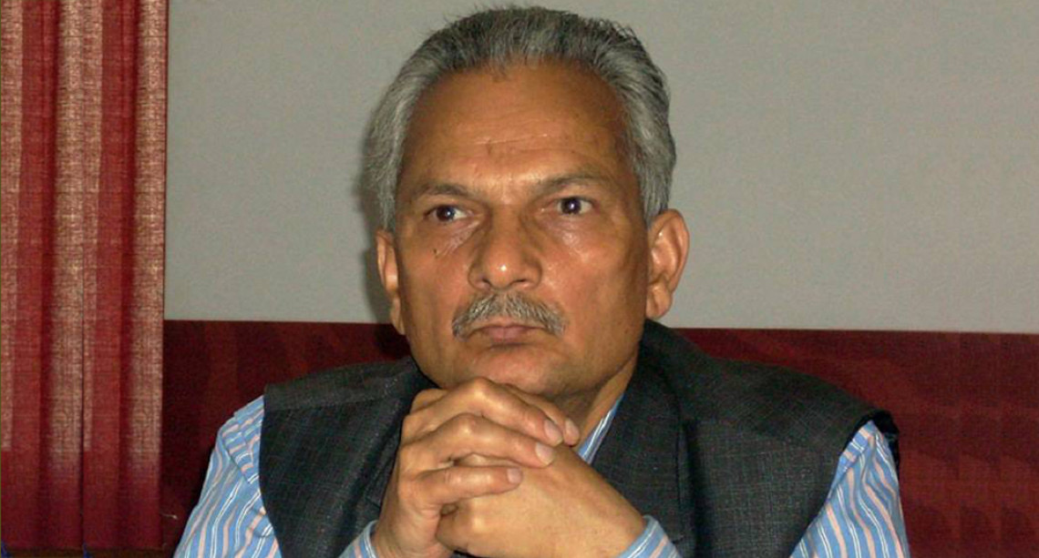 स्वास्थ्य उपचारका लागि आज भारत जाँदै बाबुराम भट्टराई