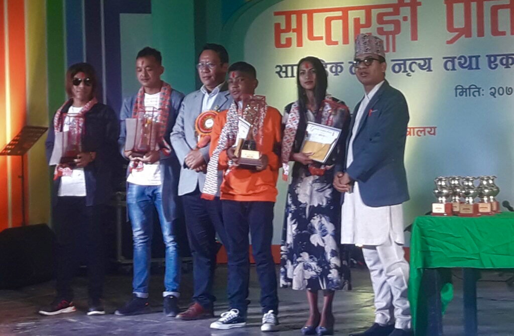 सप्तरंगी प्रतिभाको खोजी सम्पन्न  गायनमा अरुण सुनार र नृत्यमा तनहुँको कौडा प्रथम