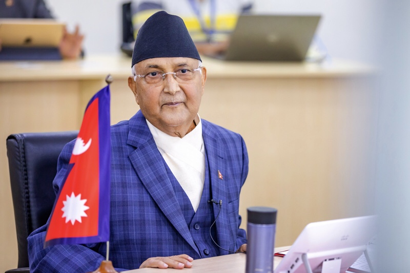 प्रधानमन्त्री ओलीले आज बिहान ८ बजे देशवासीका नाममा सम्बोधन गर्ने