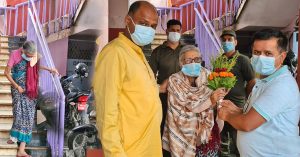 वीरगञ्जकी उपमेयर ९१ वर्षीया कार्कीले जितिन् कोरोना