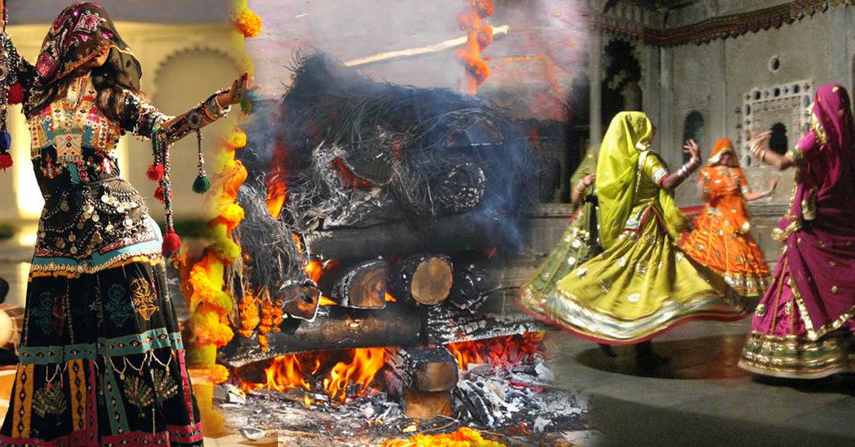 अचम्मको परम्परा : चिता जलिरहेकै ठाउँमा रातभर नाच्छन्