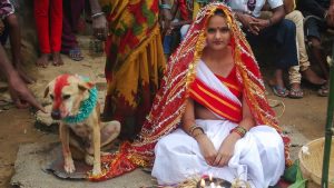 दाेष कटाउन कुकुरसँग गराइन्छ बालबालिकाको विवाह !