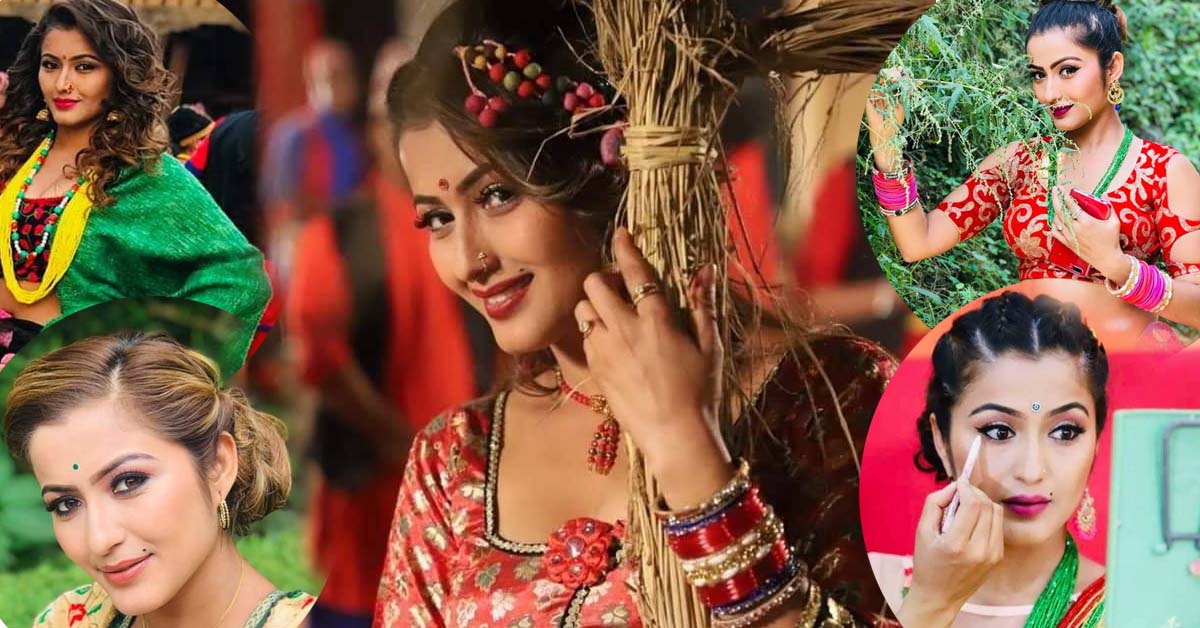 चर्चित लजालु मोडल- अञ्जलीलाइ तस्वीरमा हेर्नुहाेस
