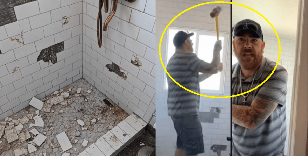 ट्वाइलेट बनाएको पैसा नदिएपछि ठेकेदारले यसरी भत्काए नयाँ शौचालय (भिडिओ)