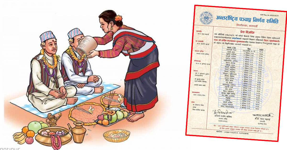 भाइटीकाको उत्तम साइत विश्वका कुन देशमा कति बजे