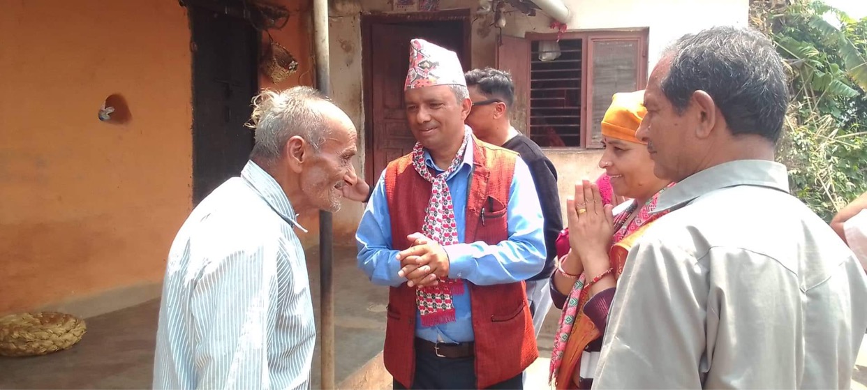सहिद भुजेलको कसम खादै घरदैलो कार्यक्रम सुरू