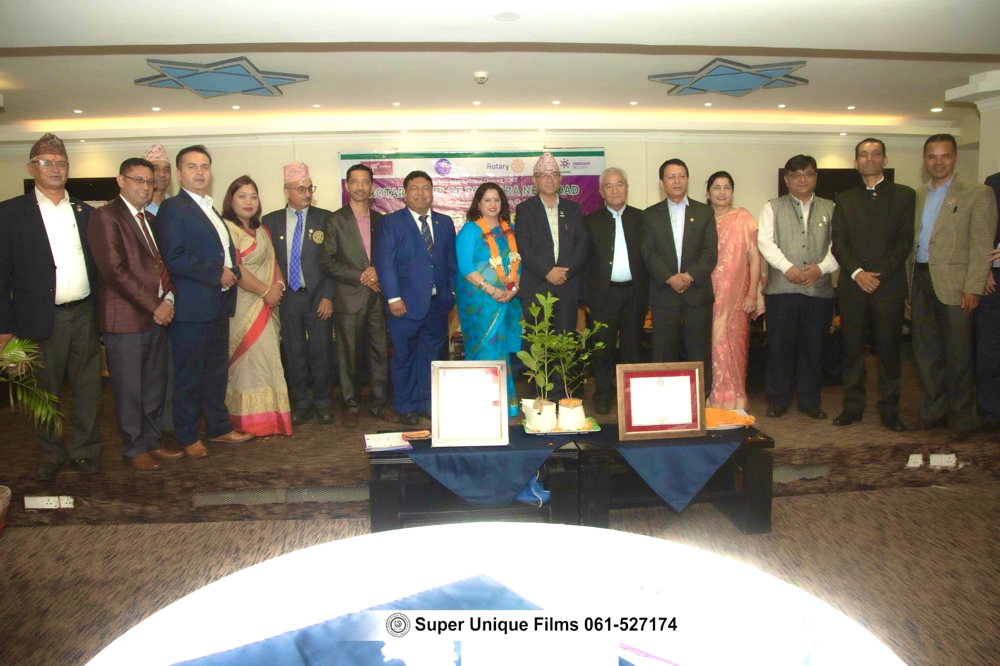 रोटरी क्लब अफ पोखरा न्युरोडको पदस्थापन तथा विरुवा हस्तान्तरण कार्यक्रम सम्पन्न