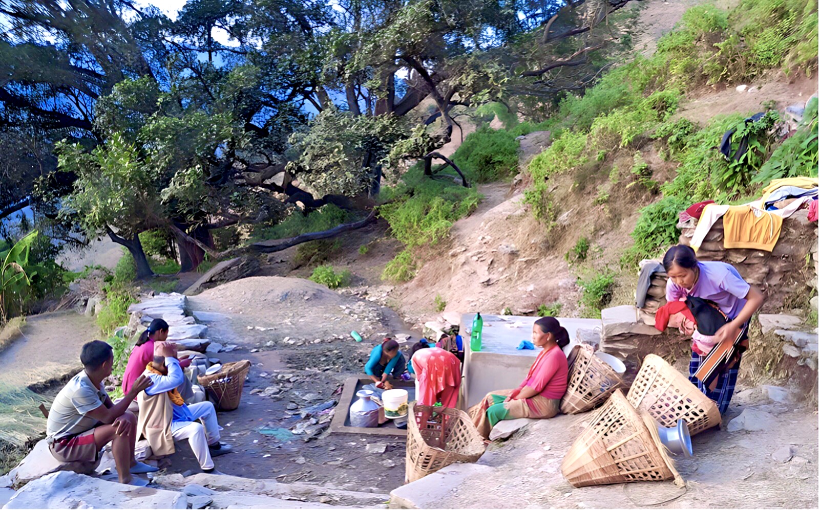 यस्तो नेपालको सिङ्गो गाउँ जहाँ एउटा कुवामा निर्भर छ ।