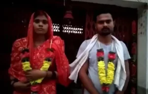 प्रहरी चाैकीमै गरे एक जोडीले बिहे